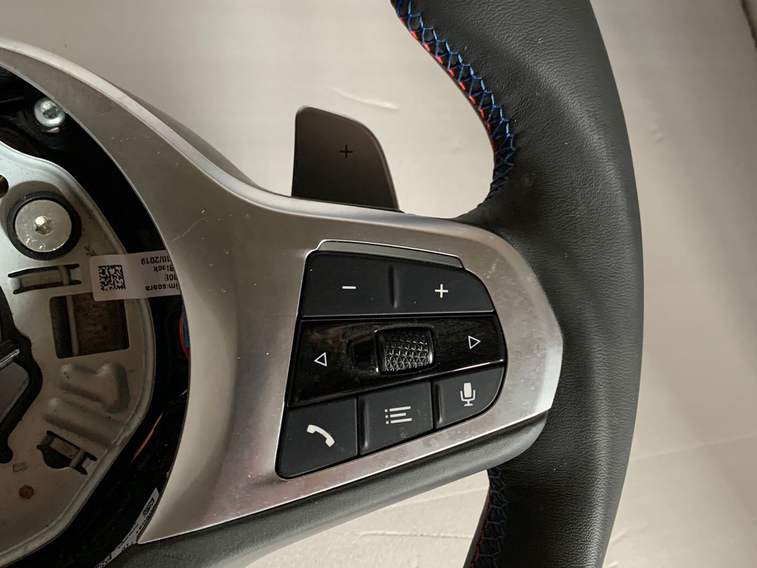 BMW G30 (2017-2024) Steering Wheel with Paddle Shifters Carbon Leather M Package